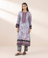 Women's Pret Lawn Purple Embroidered A-Line Shirt